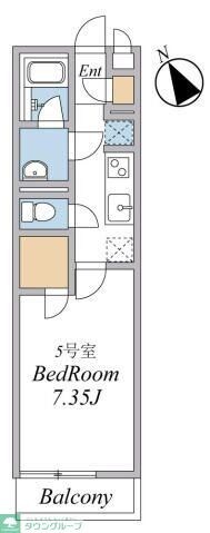 ウィンドテラス大久保IIIの物件間取画像