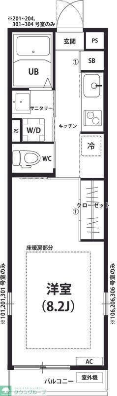 リブリ・ガーデンヒルズ藤崎の物件間取画像
