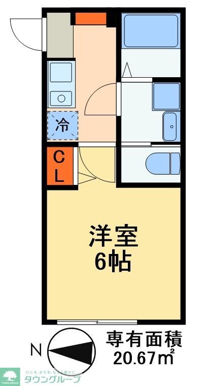 プレリオ鎌ヶ谷の物件間取画像