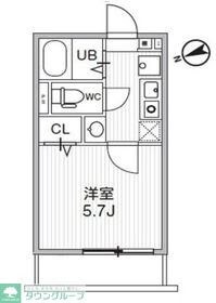 T’s Cuore柴又Iの物件間取画像