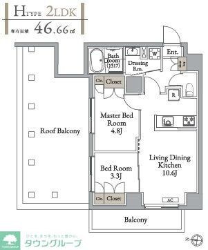 メトロステージ亀有の物件間取画像
