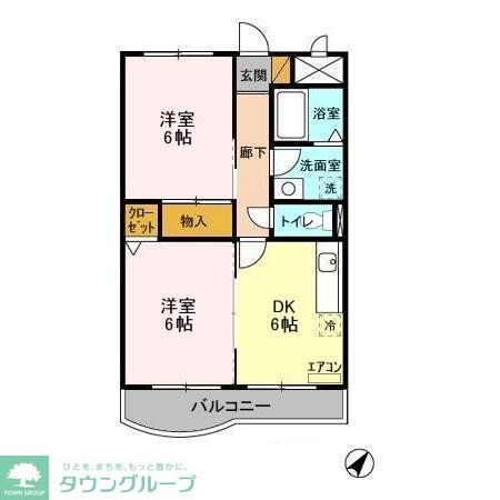 メゾン・フラワーヒルの物件間取画像