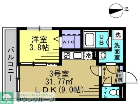 Glam馬橋の物件間取画像