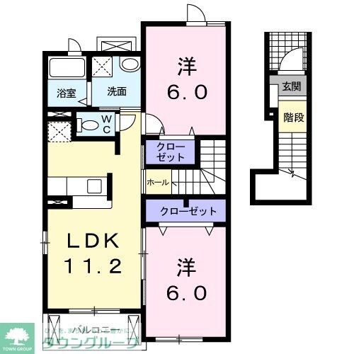セレーノIIの物件間取画像