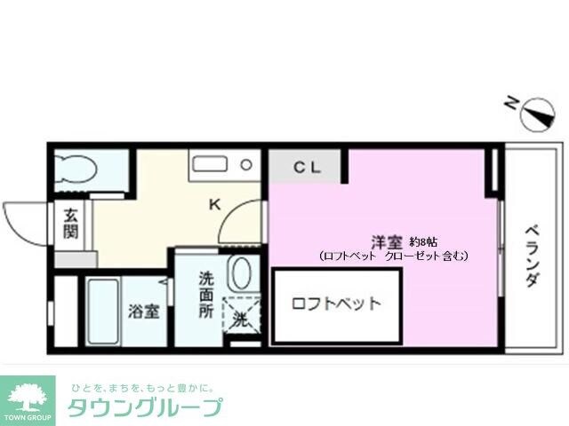 シクレッツァカーサKTの物件間取画像