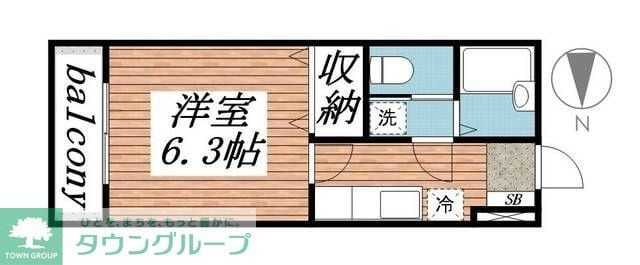 ピアコートの物件間取画像