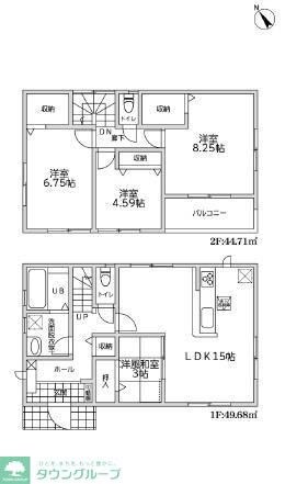 マイホームネクスト鷹野2号棟の物件間取画像