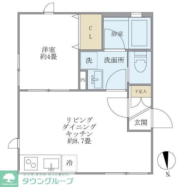 ミューズ新小岩の物件間取画像