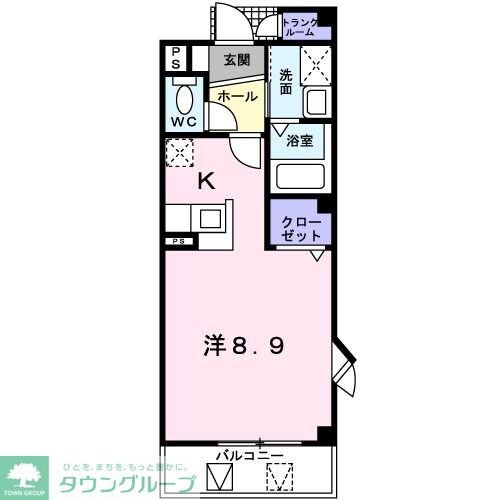 グランヒルズの物件間取画像