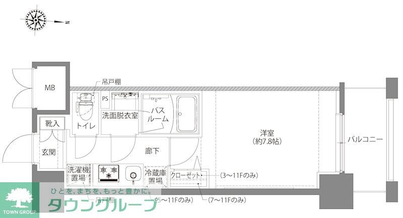 AELL亀有の物件間取画像