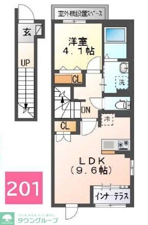ラフィーネポルテの物件間取画像