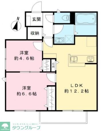メゾン・ド・モモの物件間取画像