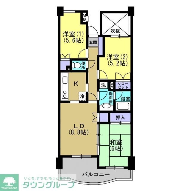 第2グランドフォートの物件間取画像