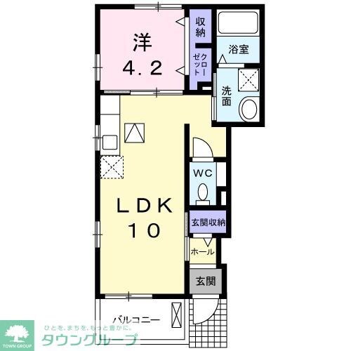 アンソレイユの物件間取画像