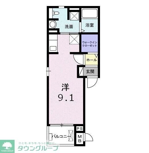 ベル パフィオの物件間取画像