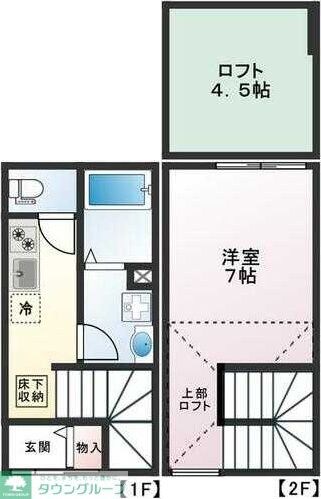 グレースシティ南柏の物件間取画像