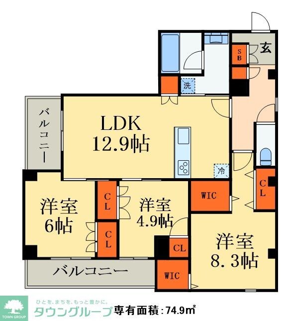 Edel Heimの物件間取画像