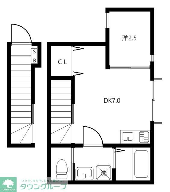 ベレガンス鷹之台の物件間取画像