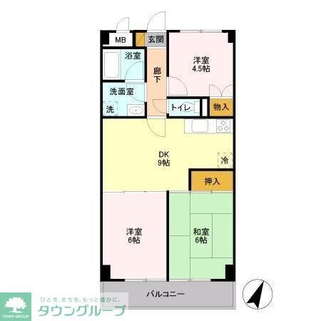 YS習志野台の物件間取画像