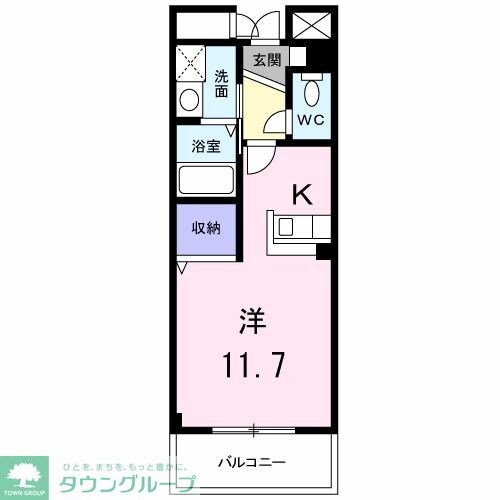プリムローズの物件間取画像