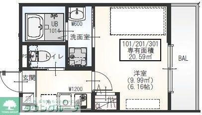 GRADUS二和向台IIの物件間取画像