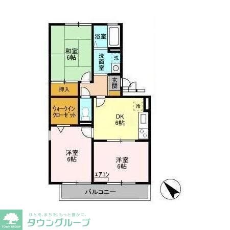 ハイローズ船橋 壱弐番館の物件間取画像