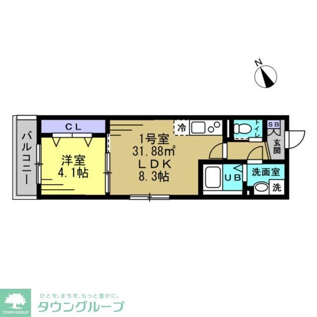 シティハウス豊四季の物件間取画像