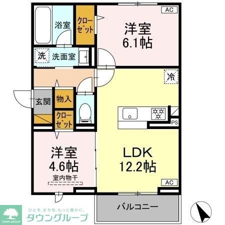フェリスタの物件間取画像