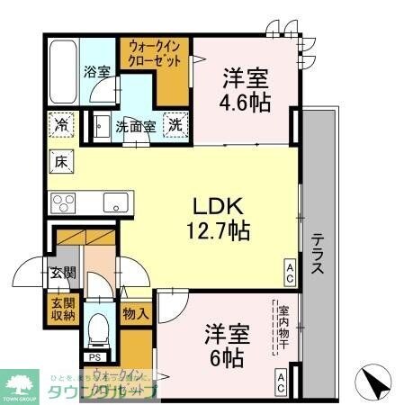 セレミュウの物件間取画像