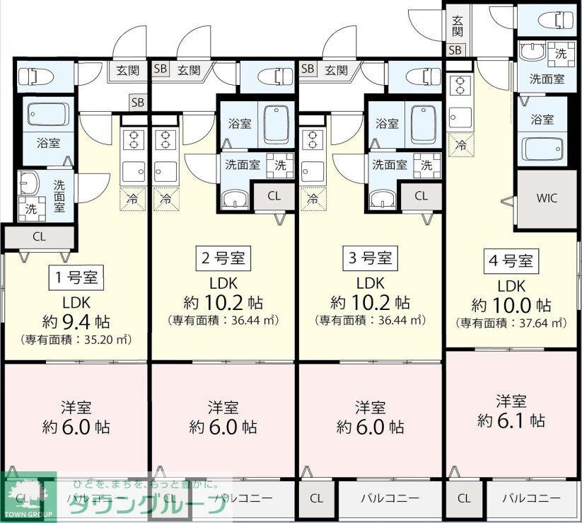 グレアス船橋の物件間取画像