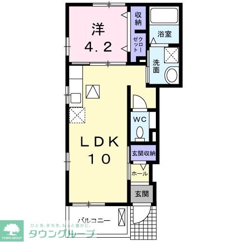 アンソレイユの物件間取画像