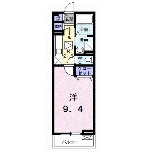 アムールEの物件間取画像