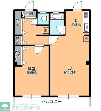 栄マンションの物件間取画像