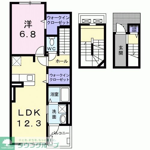 グランテラスBの物件間取画像