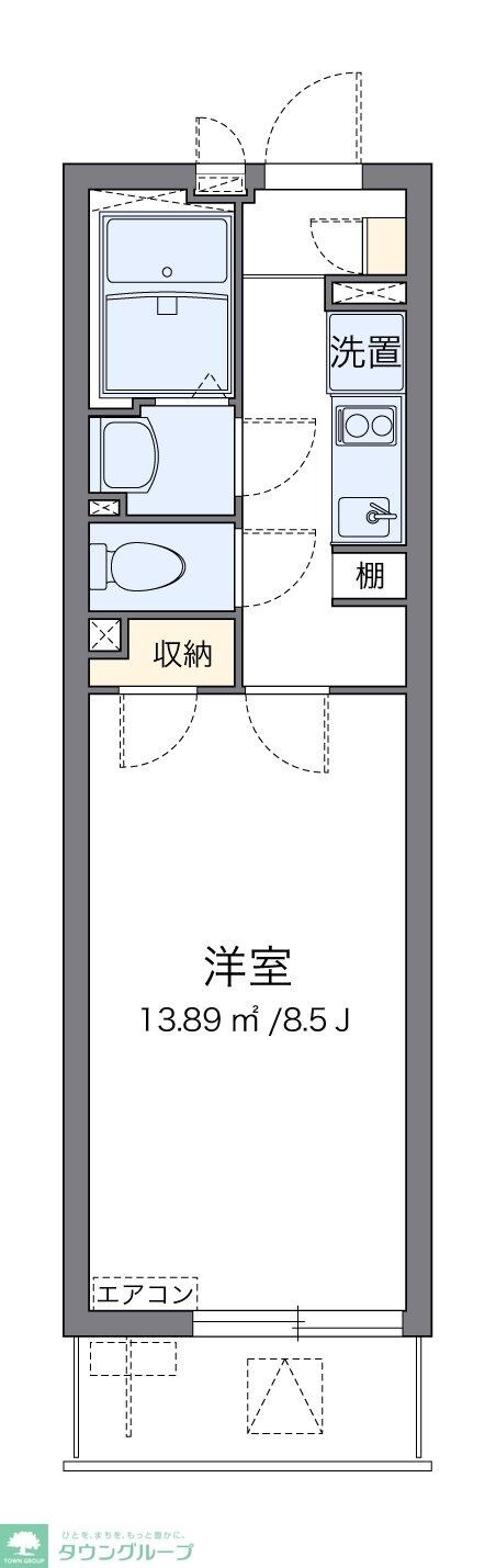 クレイノコンフォールの物件間取画像