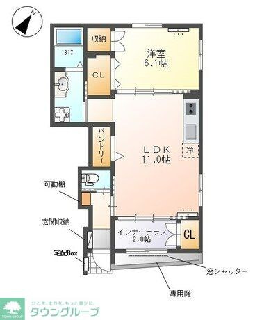 クレシア -Crecia-の物件間取画像