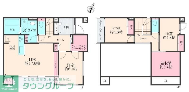 Grand Villa Dの物件間取画像