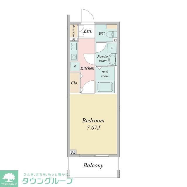 HF草加レジデンスの物件間取画像