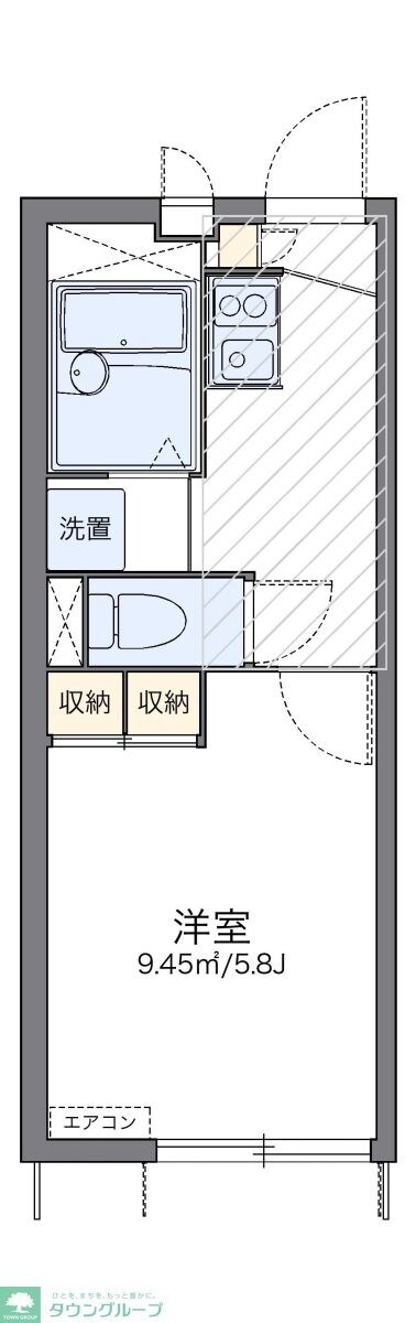 レオパレス山茂の物件間取画像