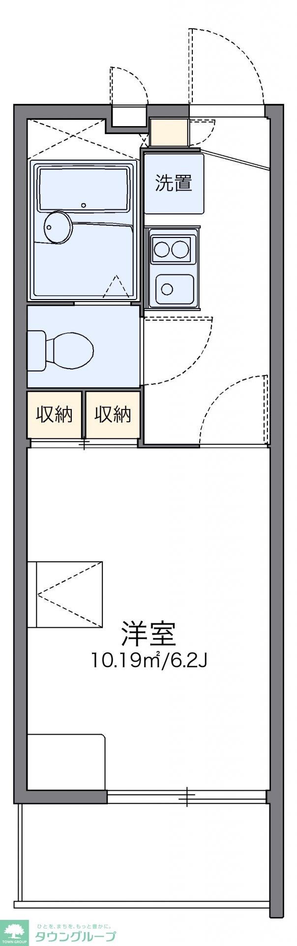 レオパレスブルージュの物件間取画像