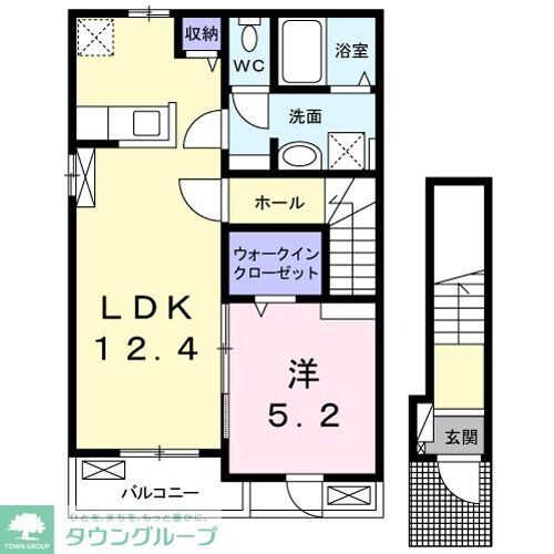 サニーホームIIIの物件間取画像