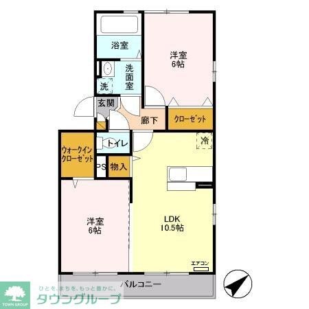 ヒルズガーデンの物件間取画像