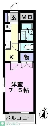 パインリーフドエルの物件間取画像