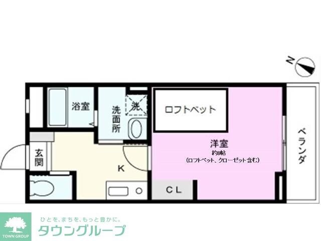 シクレッツァカーサKTの物件間取画像