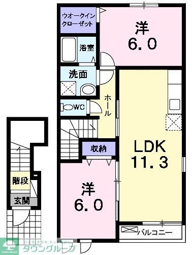 グラースの物件間取画像