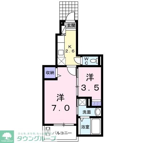 ノイクラールの物件間取画像