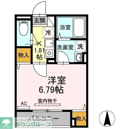 アンジュール綾瀬の物件間取画像