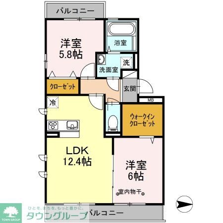 プランドールBの物件間取画像