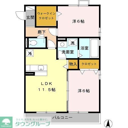インペリアルN・Yの物件間取画像