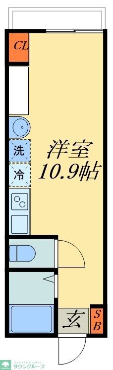 MQuarto谷塚の物件間取画像